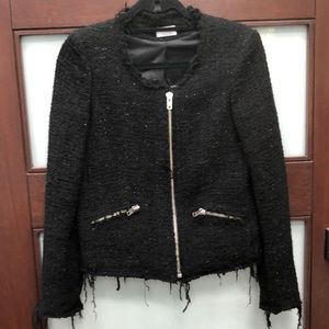 Raer Black handcrafted jacket.